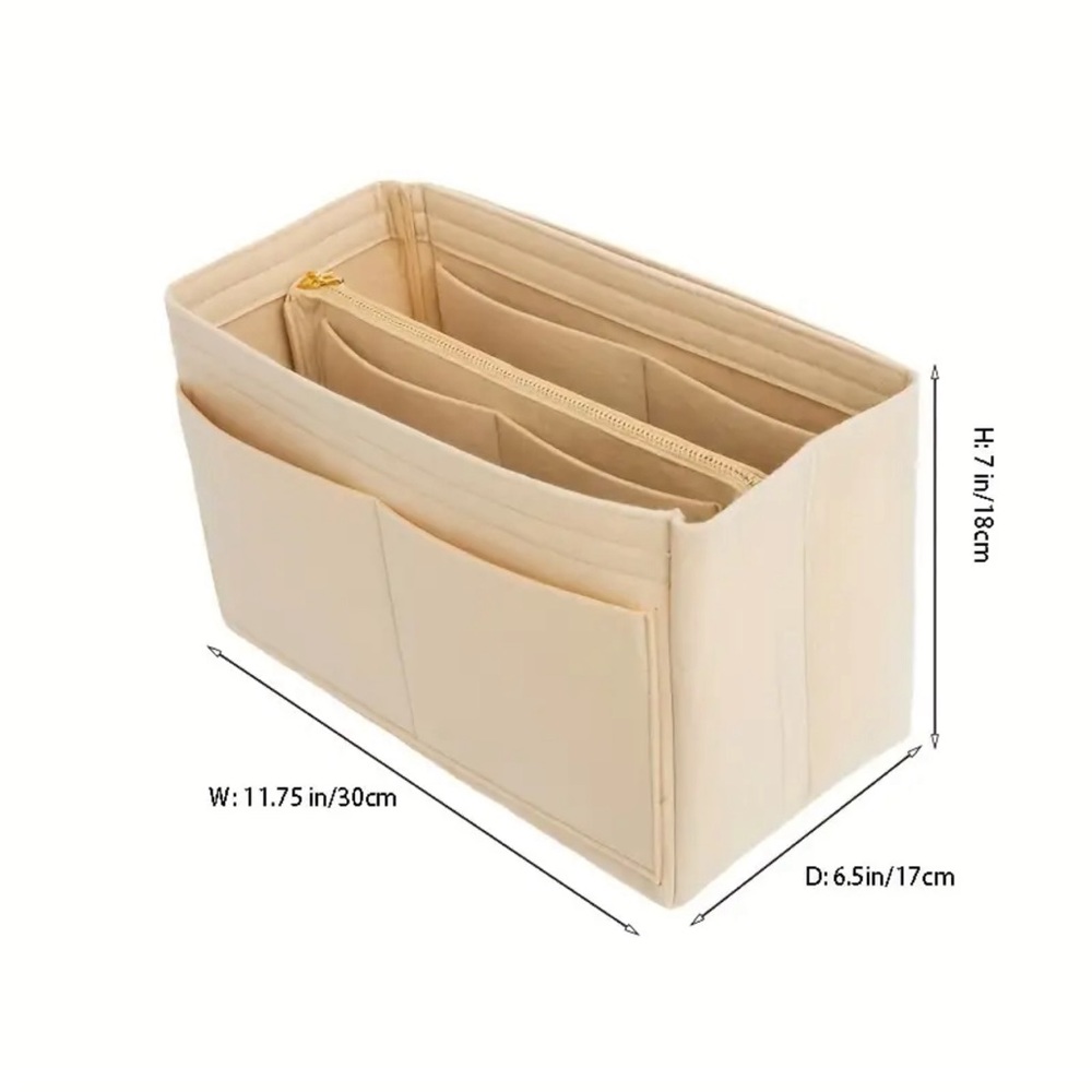 Insert organizer NEW neutral tan